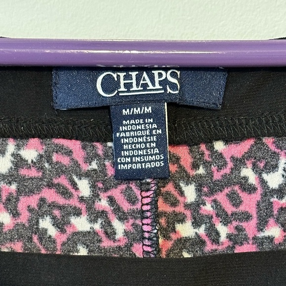 Comfy CHAPS Sleeveless Swing Dress (size M) - Picture 3 of 8